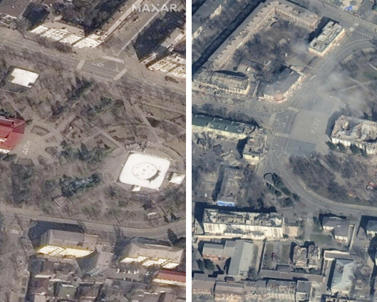CNN: Russere i gang med utgravinger i utbombet teaterbygning i Mariupol