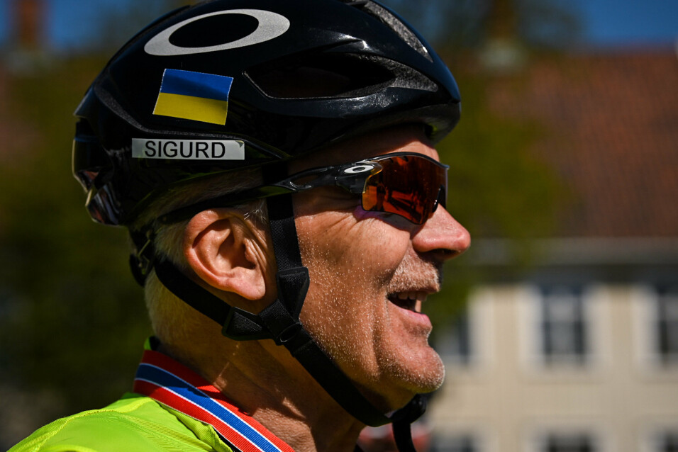 SYKKELSJEF: Sigurd har vært med 'På hjul med veteraner' i alle åtte årene de har arrangert.