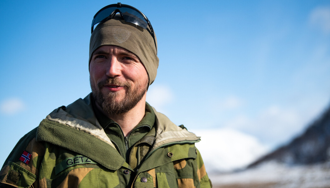 For batterisjef Ruben Getz er dette hans første skarpskyting. For batterisjef Ruben Getz er dette hans første skarpskyting.