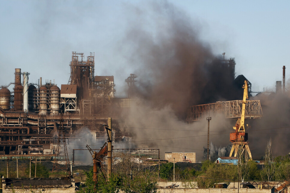 AZOVSTAL: Det er rundt tusen ukrainske soldater som er i stålverket Azovstal i Mariupol.