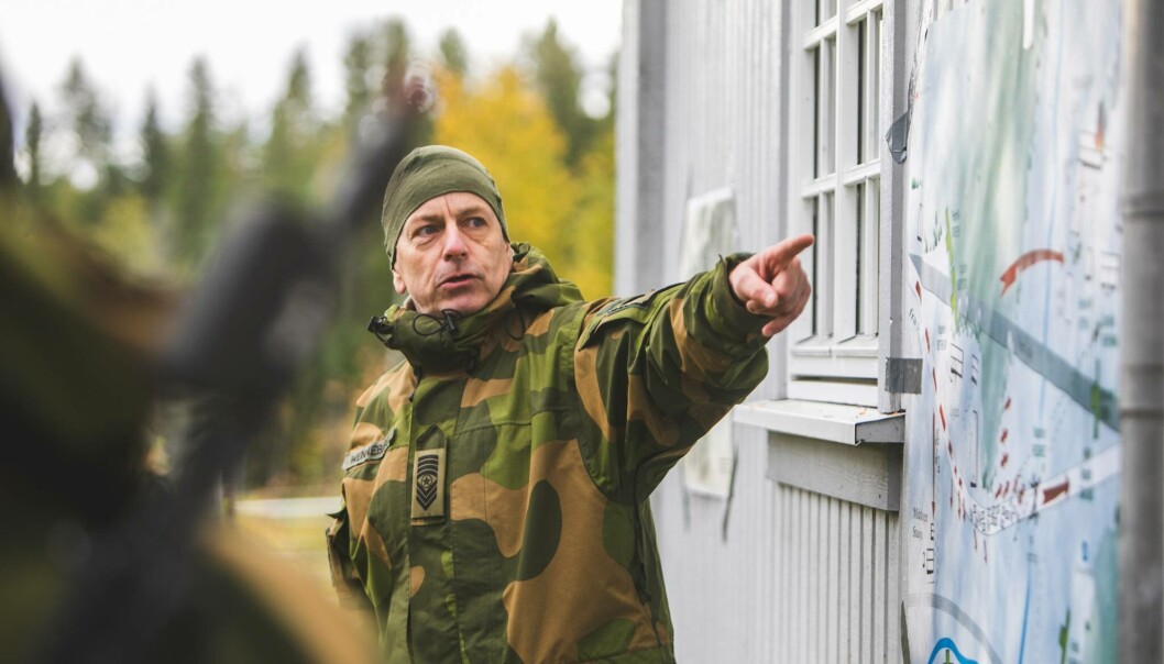 MOTIVERTE: Rune Wenneberg, sjefsersjant i Forsvaret, sier at kampviljen til norske soldater har økt etter krigen i Ukraina. MOTIVERTE: Rune Wenneberg, sjefsersjant i Forsvaret, sier at kampviljen til norske soldater har økt etter krigen i Ukraina.