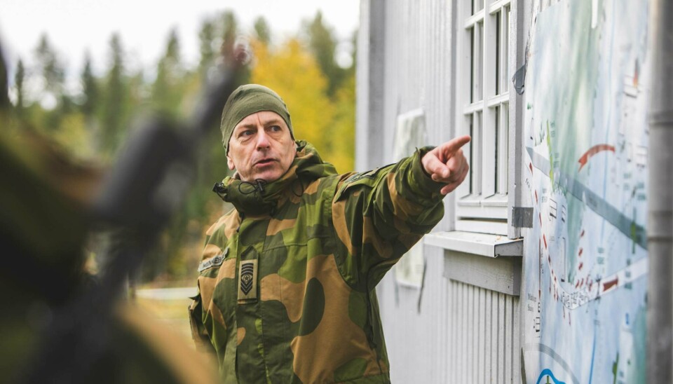MOTIVERTE: Rune Wenneberg, sjefsersjant i Forsvaret, sier at kampviljen til norske soldater har økt etter krigen i Ukraina.