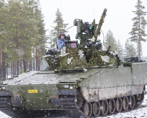 Forsvaret får ombygde CV90 kampvogner