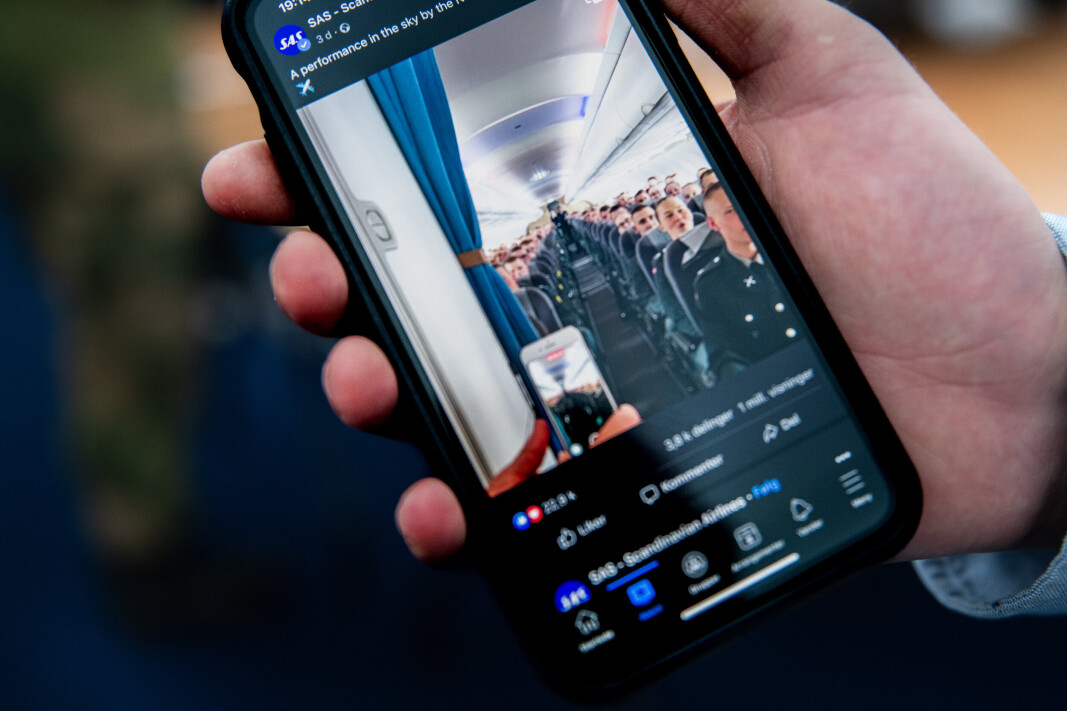 VIRALT: Etter at en video av musikk- og drilltroppen ble delt på SAS sin Facebook, har videoen gått viralt. VIRALT: Etter at en video av musikk- og drilltroppen ble delt på SAS sin Facebook, har videoen gått viralt.