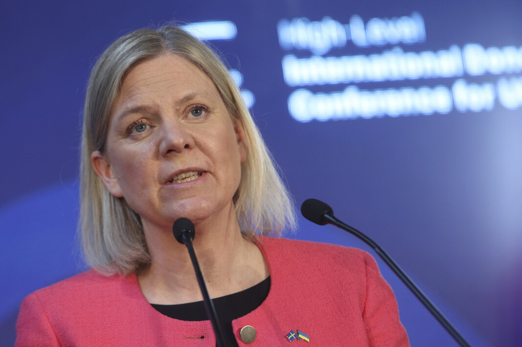 NATO-MEDLEMSKAP: Sveriges statsminister Magdalena Andersson og resten av Socialdemokraterna sier ja til å bli med i Nato. NATO-MEDLEMSKAP: Sveriges statsminister Magdalena Andersson og resten av Socialdemokraterna sier ja til å bli med i Nato.