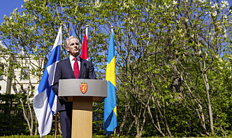Støre: Håper på rask ratifisering av Sverige og Finland som Nato-medlemmer