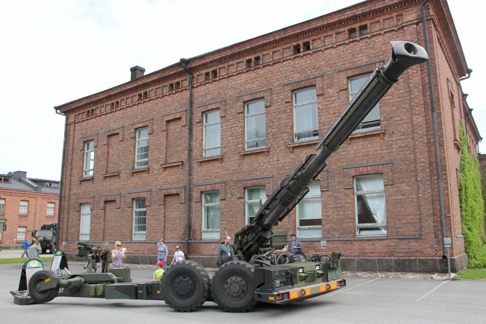 ARTILLERI: Finlands enorme artilleriinnretning blir også brukt av Egypt.