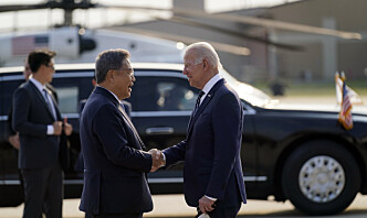 Joe Biden kan bli tatt imot av en nordkoreansk atomprøvesprengning