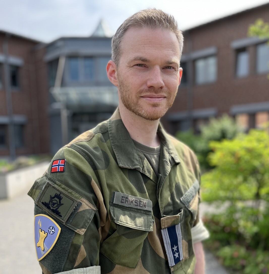 OBERSTLØYTNANT: Daniel Berg Eriksen deltar i debatten om rekruttering i Nato. OBERSTLØYTNANT: Daniel Berg Eriksen deltar i debatten om rekruttering i Nato.