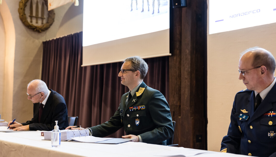 UTNEVNT: Brigader Øyvind Johan Kvalvik ble utnevnt i statsråd til generalmajor og beordret i ny stilling som sjef investeringsavdelingen i Forsvarsmateriell. UTNEVNT: Brigader Øyvind Johan Kvalvik ble utnevnt i statsråd til generalmajor og beordret i ny stilling som sjef investeringsavdelingen i Forsvarsmateriell.