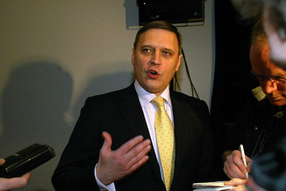 STATSMINISTER: Den daværende russiske statsminister Mikhail Kasianov under et besøk i Kirkenes i 2003.