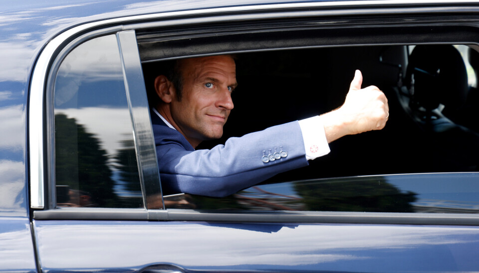 SAMARBEID: Frankrikes president Emmanuel Macron mener at den europeiske forsvarsindustrien må styrkes.