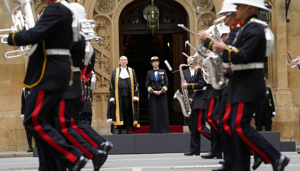MARKERER: Prinsesse Anne og Underhusets leder Lindsay Hoyle deltok nylig på en 40-årsmarkering etter Falklandskrigen. Tirsdag er det minneseremonier både i Storbritannia og på øygruppen i Sør-Atlanteren på årsdagen for de argentinske styrkenes kapitulasjon.