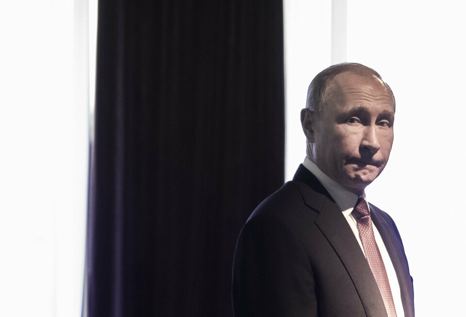 INSISTERER: Russland insisterer på å være med i etterforskning av Nord Stream-lekkasjene. Russlands president Vladimir Putin sa torsdag at lekkasjene skyldes sabotasje, og kalte det «en internasjonal terrorhandling».