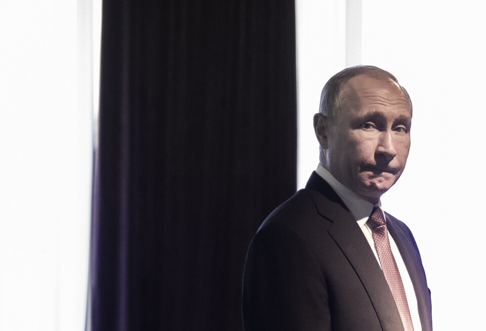 INSISTERER: Russland insisterer på å være med i etterforskning av Nord Stream-lekkasjene. Russlands president Vladimir Putin sa torsdag at lekkasjene skyldes sabotasje, og kalte det «en internasjonal terrorhandling». INSISTERER: Russland insisterer på å være med i etterforskning av Nord Stream-lekkasjene. Russlands president Vladimir Putin sa torsdag at lekkasjene skyldes sabotasje, og kalte det «en internasjonal terrorhandling».