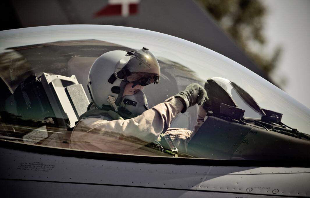 LUFTROM: En dansk F-16 pilot gjør seg klar til å patruljere luftrommet over Libya i 2011. LUFTROM: En dansk F-16 pilot gjør seg klar til å patruljere luftrommet over Libya i 2011.