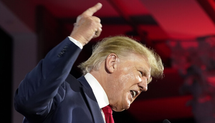 FORNYET ATOMVÅPEN: Den tidligere presidenten Donald Trump forsterket USAs atomvåpen i 2017, da han ble president. FORNYET ATOMVÅPEN: Den tidligere presidenten Donald Trump forsterket USAs atomvåpen i 2017, da han ble president.