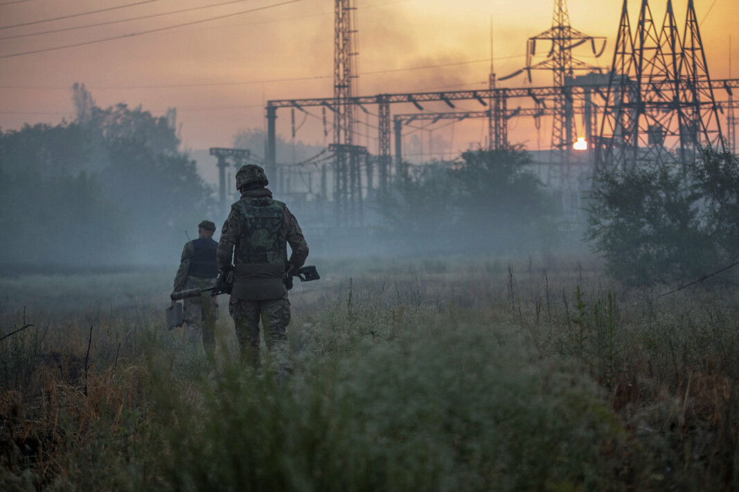 SIEVJERDONETSK: Ukrainske soldater i Sievjerodonetsk 20. juni.