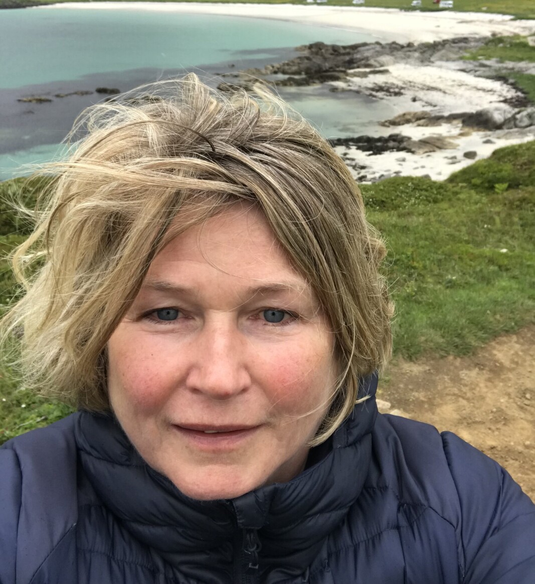 PÅ TUR:Berit Ovesen foretrekker tur og naturopplevelser fremfor styrketrening. Her er hun på tur i Lofoten. PÅ TUR:Berit Ovesen foretrekker tur og naturopplevelser fremfor styrketrening. Her er hun på tur i Lofoten.
