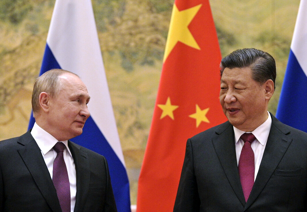 SIKKERHETSRISKO: Natos nye strategiske konsept utpeker Russland og Kina som sikkerhetstrusler. Bildet viser Vladimir Putin og Xi Jinping under et møte i Beijing 4. februar 2022.