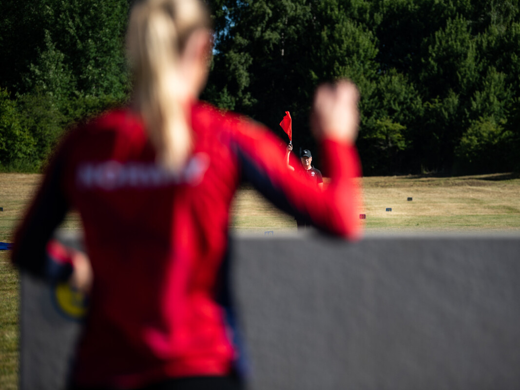 Halmstad: Nordisk mesterskap i Militærfemkamp dag 2: granatkasting og svømhinder Halmstad: Nordisk mesterskap i Militærfemkamp dag 2: granatkasting og svømhinder