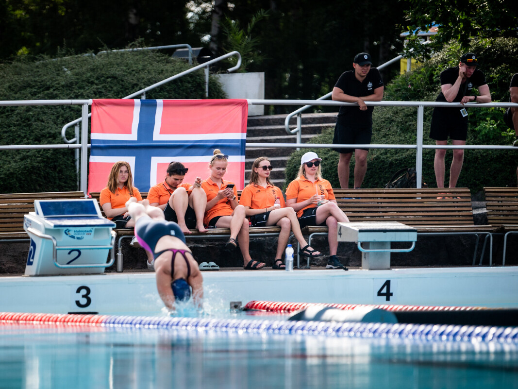 Halmstad: Nordisk mesterskap i Militærfemkamp dag 2: granatkasting og svømhinder Halmstad: Nordisk mesterskap i Militærfemkamp dag 2: granatkasting og svømhinder