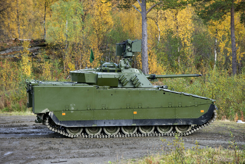 CV90: Slovakia skal kjøpe 152 stormpanservogner av typen CV90. Her er en norsk CV90 avbildet. Det er en litt annerledes versjon enn Slovakia har valgt.