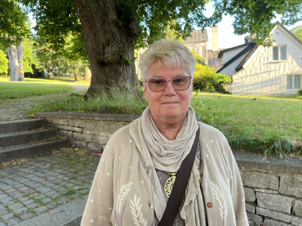 RØTTER I ESTLAND: Riina Noodapera ble opprørt over at Russland gikk inn i Ukraina på Estlands nasjonaldag.