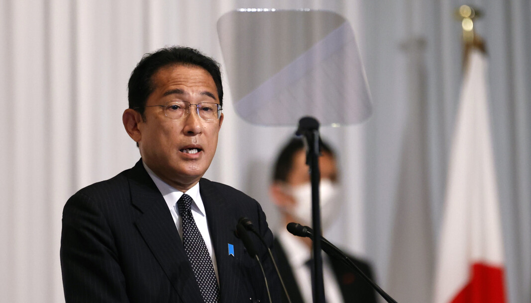 STYRKER FORSVARET: Japans statsminister Fumio Kishida vil gjennomføre en drastisk styrking av det japanske forsvaret i løpet av de neste årene. STYRKER FORSVARET: Japans statsminister Fumio Kishida vil gjennomføre en drastisk styrking av det japanske forsvaret i løpet av de neste årene.