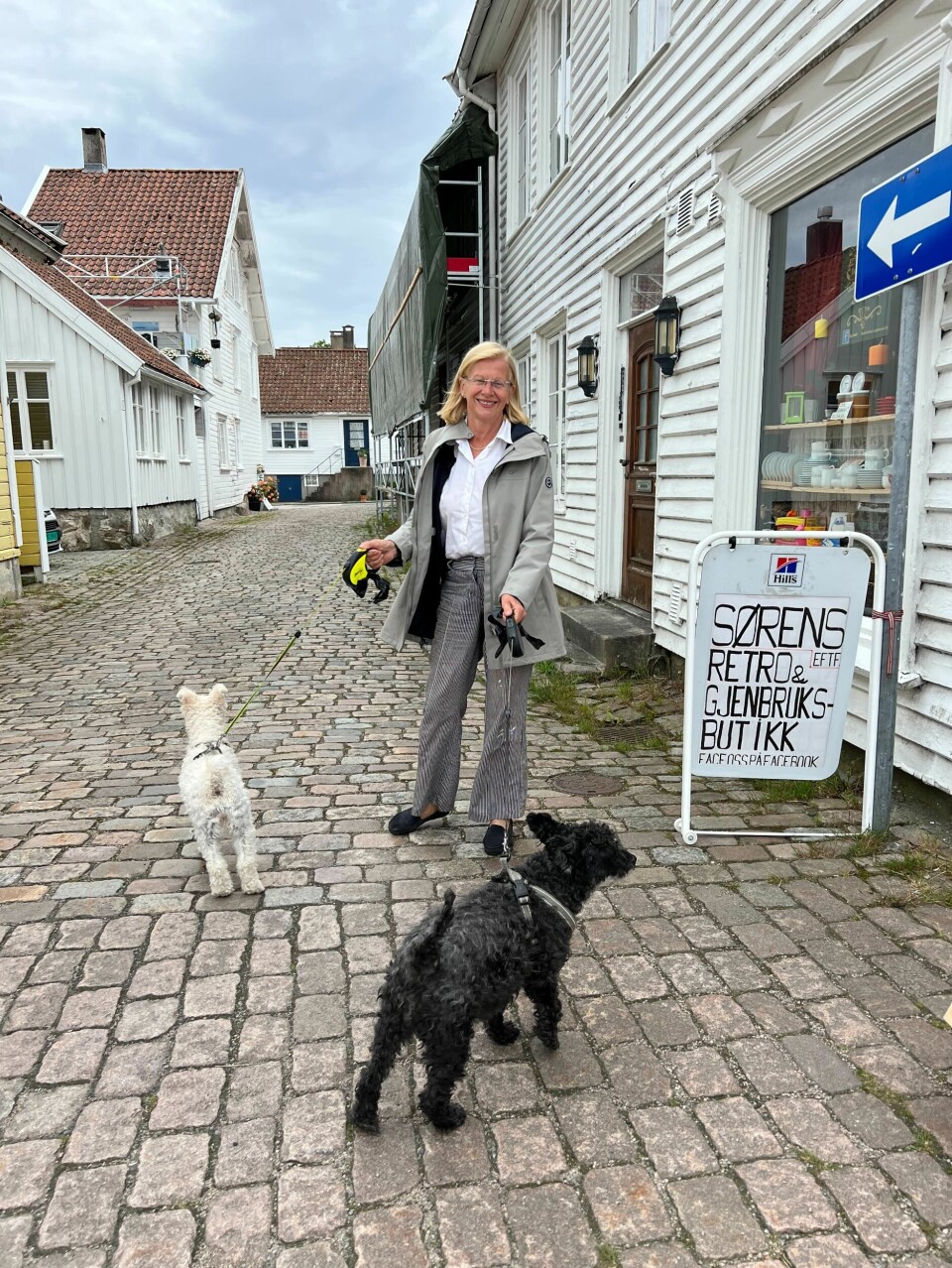 FORVIKLINGER: I det ene øyeblikket viser Kicsi og Zsuzsi den eksemplarisk side av seg selv. I det neste jakter de på en vettskremt katt, som heldigvis kjenner Mandals smau like godt de ungarske gjeterhundenes matmor. FORVIKLINGER: I det ene øyeblikket viser Kicsi og Zsuzsi den eksemplarisk side av seg selv. I det neste jakter de på en vettskremt katt, som heldigvis kjenner Mandals smau like godt de ungarske gjeterhundenes matmor.