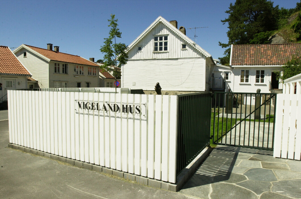 PÅ HJØRNET: Vigelands hus ligger på hjørnet av Gustav Vigelandsvei pg Grensegata.