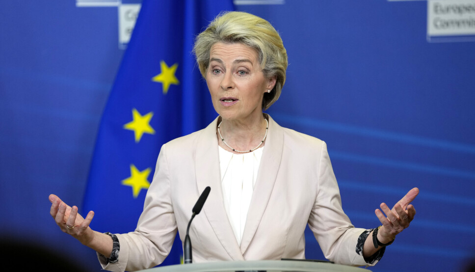 BUDSJETTMIDLER: EU-kommisjonens leder Ursula von der Leyen.