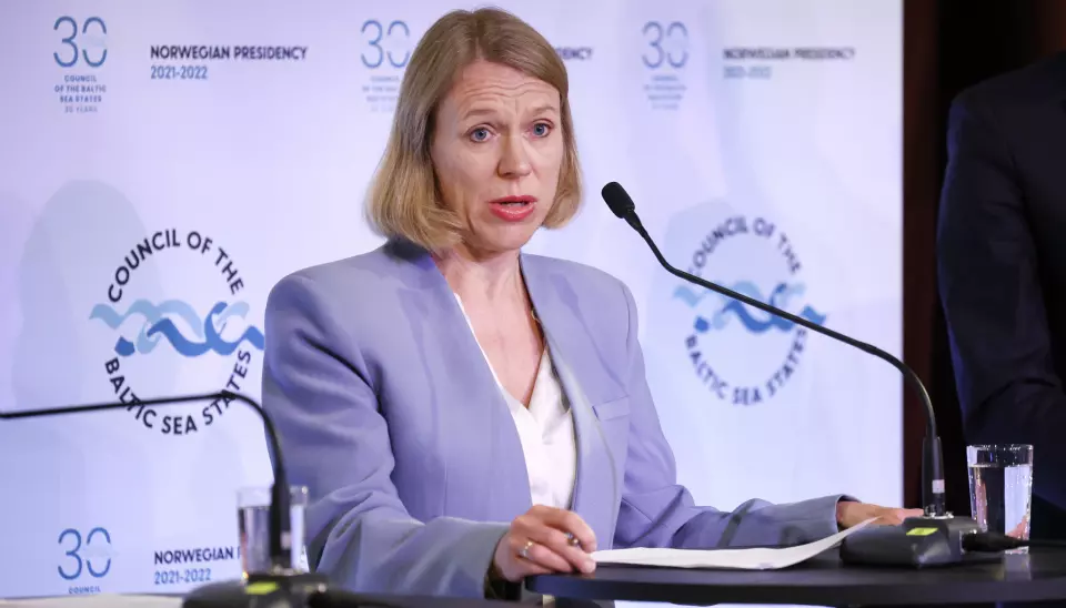 CYBER: Norges utenriksminister Anniken Huitfeldt har også blitt truet av den angivelig russiske hackergruppen som har sagt at de står bak dataangrep mot norske virksomheter.