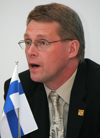 OVERRASKET: Finlands tidligere statsminister Matti Vanhanen. OVERRASKET: Finlands tidligere statsminister Matti Vanhanen.