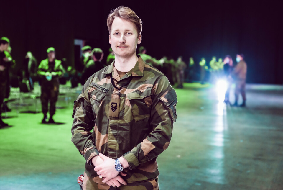 TILBAKE: Brage S. Wiik-Hansen starter i ny jobb som talsperson for Hæren i ett år. Han har allerede tre års erfaring med å jobbe innenfor presse og informasjon for Forsvaret.