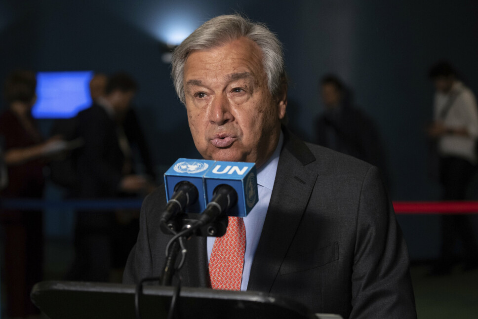 GENERALSEKRETÆR: Trusselen om atomkrig nå like reell som på høyden av den kalde krigen, mener FNs generalsekretær António Guterres.