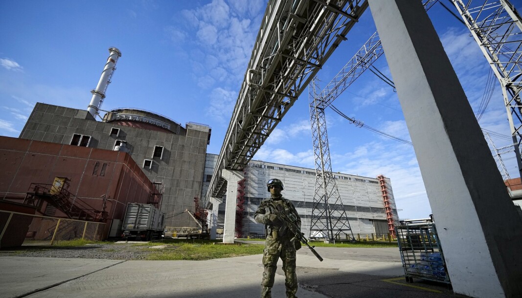 OKKUPERT: Atomkraftverket i Zaporizjzja i Ukraina har vært okkupert av russiske styrker siden mars. OKKUPERT: Atomkraftverket i Zaporizjzja i Ukraina har vært okkupert av russiske styrker siden mars.