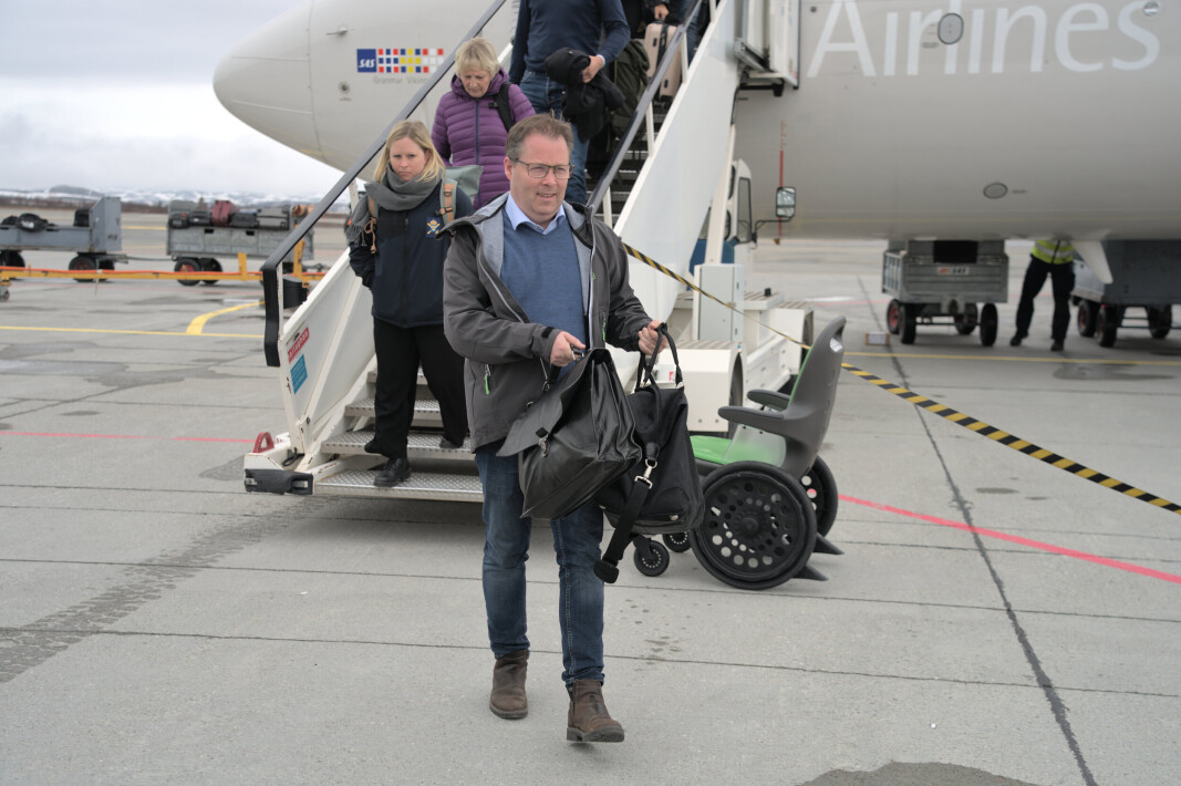 KOLLEGAER: Forsvarsminister Bjørn Arild Gram da han tok med de nordiske forsvarsministerne til Pasvik ved Kirkenes i mai. KOLLEGAER: Forsvarsminister Bjørn Arild Gram da han tok med de nordiske forsvarsministerne til Pasvik ved Kirkenes i mai.
