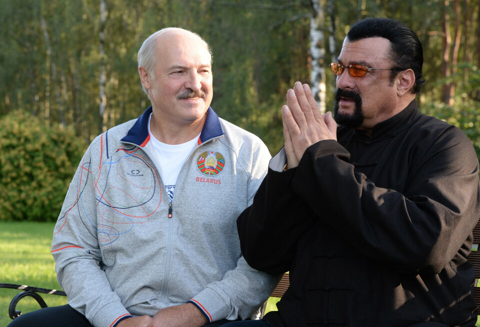 BELARUS: Seagal møtte Aleksandr Lukasjenko i Belarus i 2016.