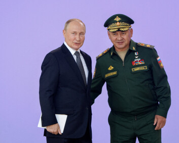 Britisk påstand: Putin har satt forsvarsministeren sin på sidelinjen