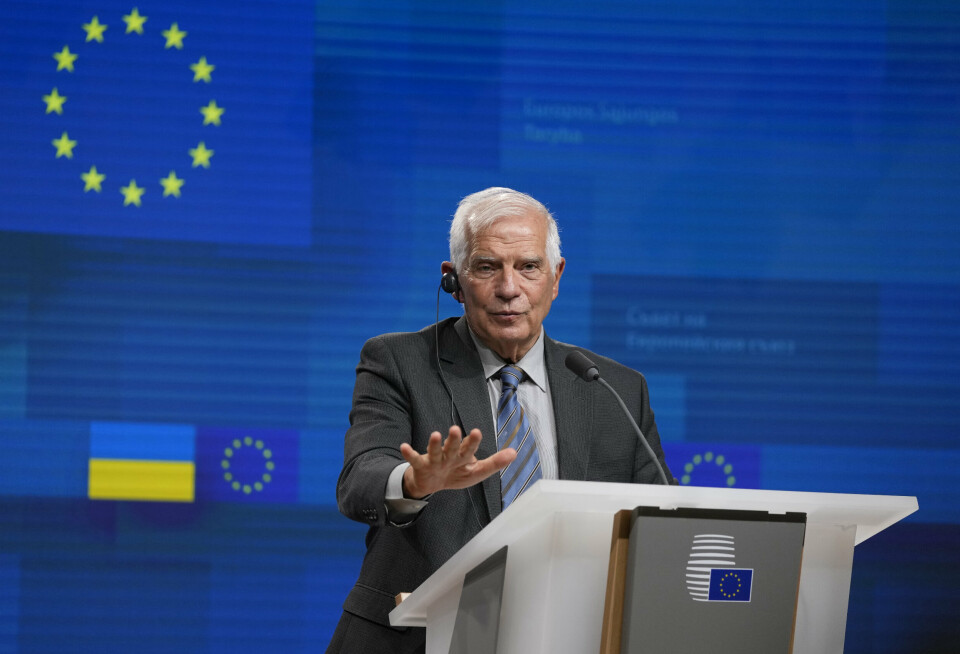 BEKYMRET: EUs utenrikssjef Josep Borrell sier det er grunn til bekymring da Tyrkia og Russland stadig får tettere økonomiske bånd.