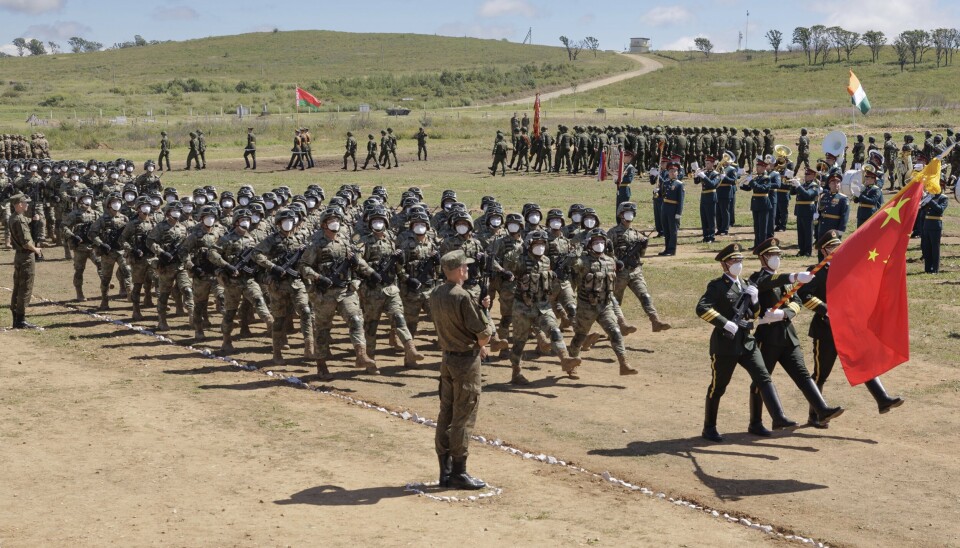 VOSTOK: Kina er blant landene som deltar i den russiske militærøvelsen Vostok.