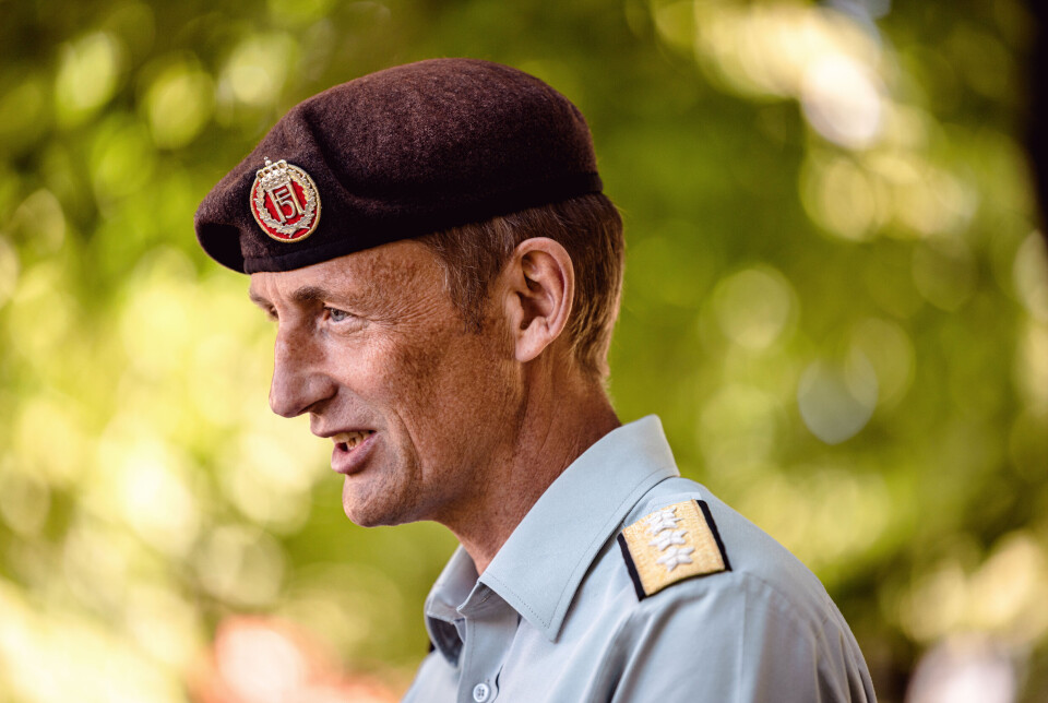 KULTUR: Jeg opplever at det er takhøyde for å snakke om kultur i Forsvaret, sier Eirik Kristoffersen.