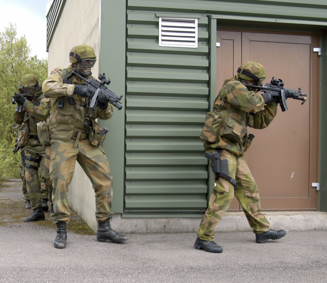 BEREDSKAP: Soldater fra Oslo og Akershus Heimevernsdistrikt 02 (HV-02) vil de to neste ukene være godt synlige i flere byer og tettsteder i hovedstaden.