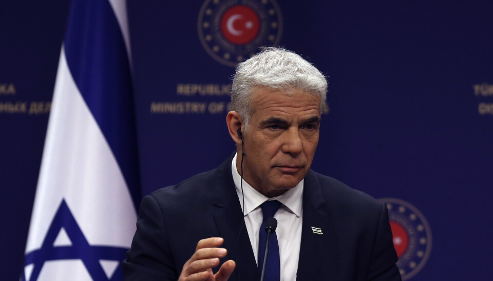 TIL NEW YORK: Israels statsminister Yair Lapid skal møte Tyrkias president Recep Tayyip Erdogan på sidelinjen av FNs hovedforsamling til uka. Forholdet mellom de to landene har bedret seg betraktelig de siste årene.