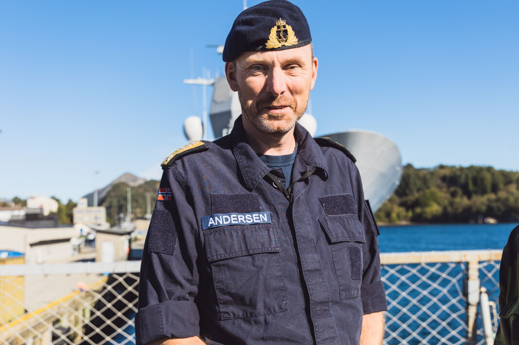 KOORDINERING: Sjef for det norske sjøforsvaret Rune Andersen sier det blir lettere å samarbeide når Sverige og Finland blir med i Nato. KOORDINERING: Sjef for det norske sjøforsvaret Rune Andersen sier det blir lettere å samarbeide når Sverige og Finland blir med i Nato.