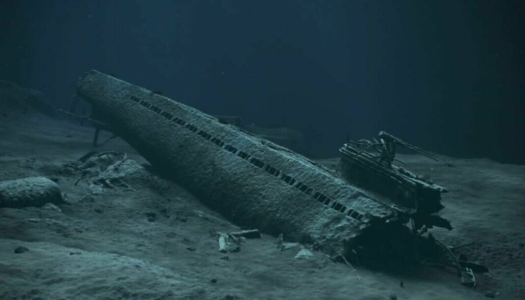 2. VERDENSKRIG: Den tyske ubåten ble senket av britene 9. februar 1945. Hele mannskapet på 73 omkom.