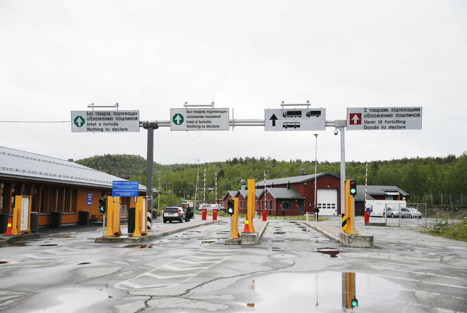 KIRKENES: Grensestasjonen Storskog på grensen mellom Norge og Russland. Russeren ble tatt med droner da han forsøkte å fortalte landet.