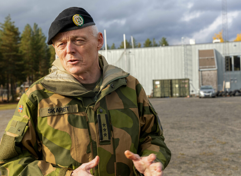 RENA-VETERAN: Oberst Knut Simen Skaret har til sammen jobbet på Rena i 18 år og var en av de første som flyttet inn på leiren, mot slutten av 90-tallet.