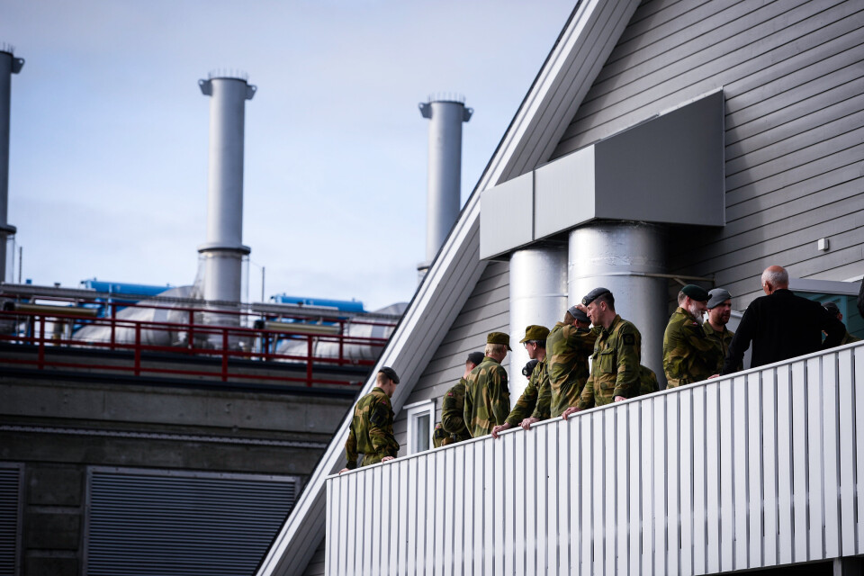 Her er Heimevernet på plass på olje- og gassanlegget